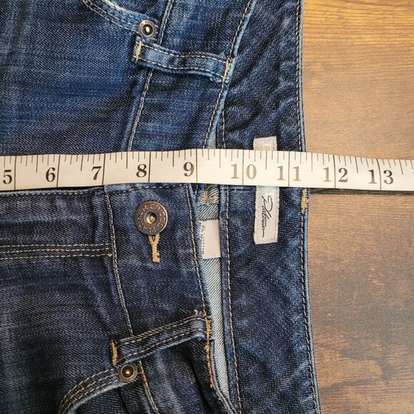 Chico's Jeans Womens 00 R = 2 Skinny Mid Rise Medium Dark Wash Stretch Denim - Picture 7 of 10